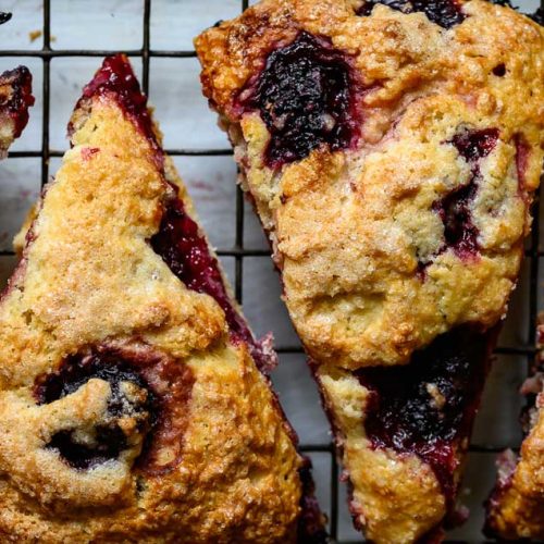 blackberry scones