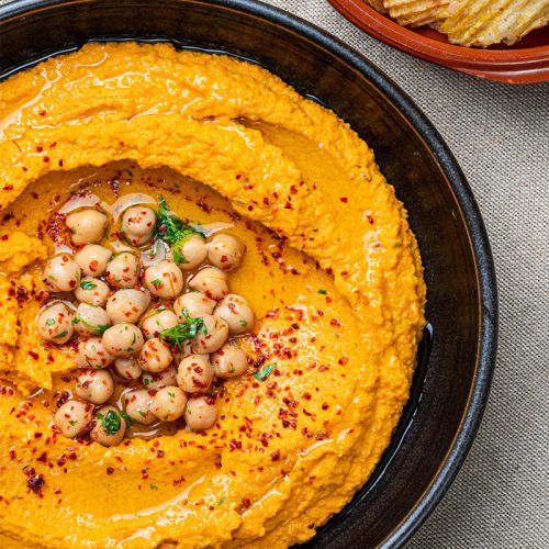 carrot-hummus