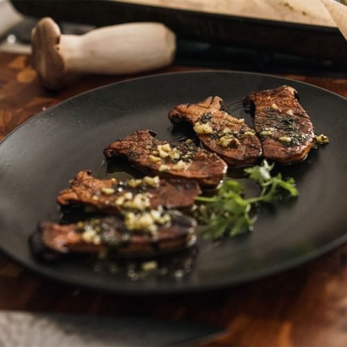 Citrus Garlic Mushroom Fillet