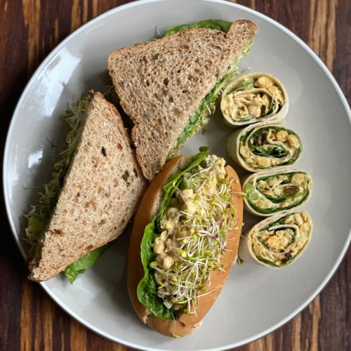 coronation chickpea sandwich