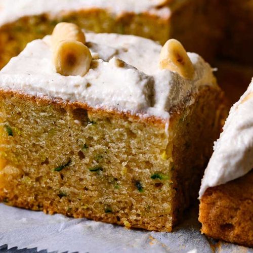 zucchini cake or courgette cake