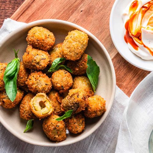 Fried olives recipe