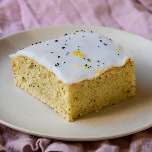 poppyseed lemon sheetcake