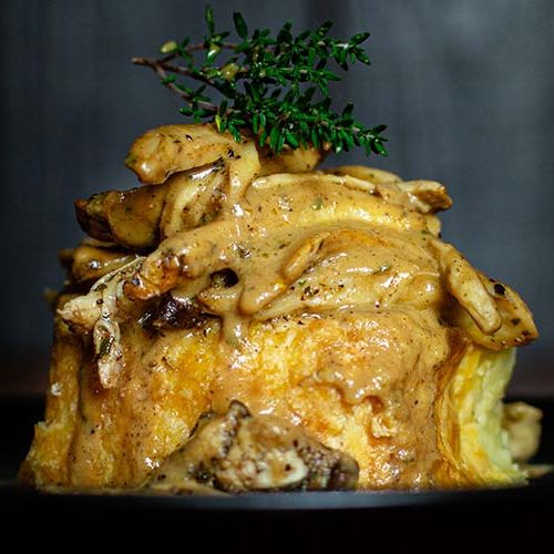 potato wellington turkey gravy