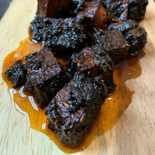 smoked tofu burnt ends
