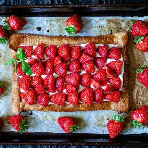 vegan berry tart