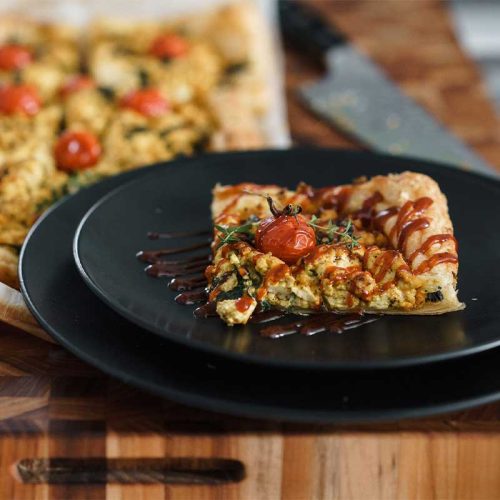 vegan breakfast tart