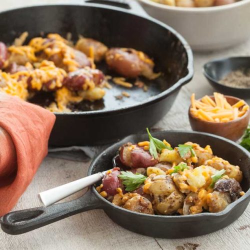 vegan cheesy potatoes