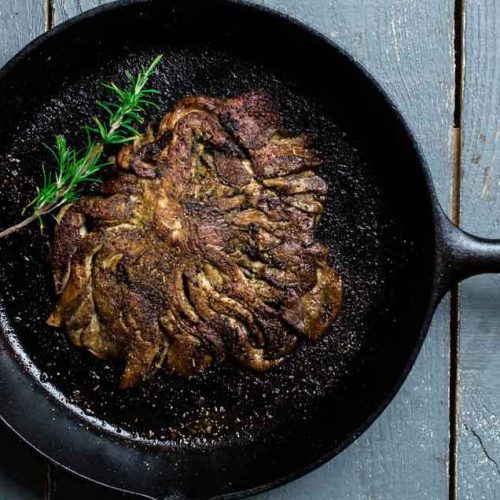 vegan mushroom steak